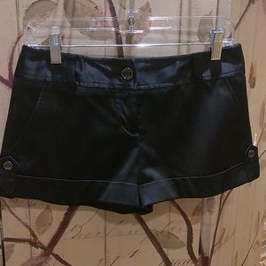 Express black satin shorts Sz 2 - X6